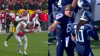 AWFUL Missed Pass Interference Costs Chiefs Game  Will Levis DeAndre Hopkins HEATED Altercation [upl. by Athal]