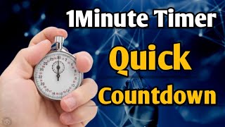 1 Minute TimerQuick CountdownBoost Productivity160seconds countdown clock timerStopwatch 60sec [upl. by Lezned351]