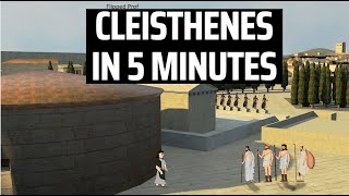 Cleisthenes in 5 minutes flipped prof lesson [upl. by Liamaj]