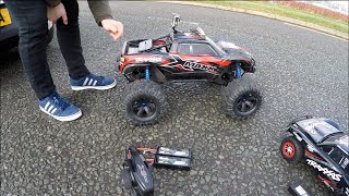 Traxxas XMAXX 4s vs 6s 22T50T GPS Speed Recorded [upl. by Ibbed]