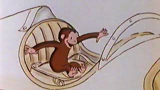 Curious George Goes to an Air Show Old cartoon 80s [upl. by Anerys]