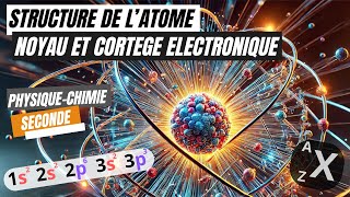 Structure de latome  Noyau et cortège électronique Seconde physique chimie [upl. by Lucilia]