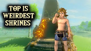 Top 15 Weirdest Shrines in Zelda Breath of the Wild [upl. by Montano991]