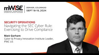 Navigating the SEC Cyber Rule Exercising to drive compliance [upl. by Aleksandr]