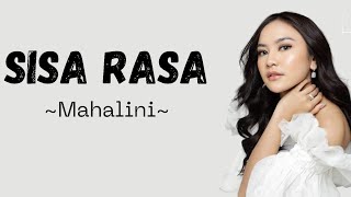 Mahalini  Sisa Rasa Lirik [upl. by Stavros514]