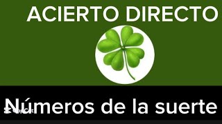 Acierto directo De numeros de la suerte 🍀🎁 [upl. by Uon930]