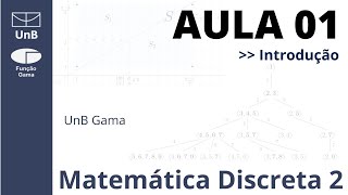 Matemática Discreta 2  FGAUnB  Aula 01 [upl. by Nicholle]