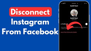 How to Disconnect Instagram From Facebook [upl. by Ishmul]