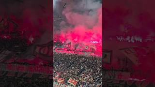 LA CURVA SUD MILANO ACCENDE SAN SIRO 🔴⚫️🔥 [upl. by Cathee745]