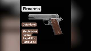 Colt 1911 Sound Effects [upl. by Nomyad403]