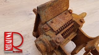 Rusty bone grinder  Restoration [upl. by Nahtannoj]