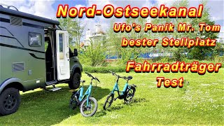 Bester EBike Fahrradträger fürs Wohnmobil 🚴 VollzeitCamper im Sprinter 4x4 🔥 14 € Stellplatz NOK [upl. by Ahsenar]