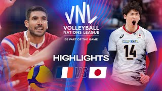 🇫🇷 FRA vs 🇯🇵 JPN  Highlights  Week 3  Mens VNL 2024 [upl. by Winters]