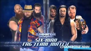 WWE Elimination Chamber 2014 Match Card The Wyatt Family Vs The Shield [upl. by Yttik7]