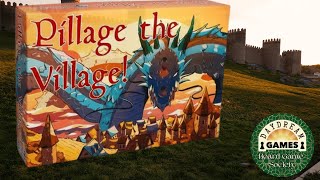 Pillage the Village Board Game Society Review [upl. by Haag]