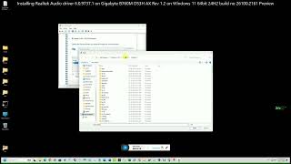 Realtek Audio driver 6097371 on Windows1123H2261002161PGBB760MDS3HAXrev12 [upl. by Aynav]