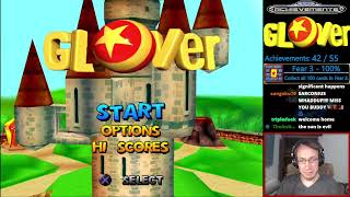 Sarconius plays Glover PS1 Part 22 Retro Achievements [upl. by Ahsinotna]