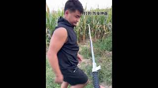 Telescopic threesection trekking pole viralvideo hardware tools shorts [upl. by Ebsen]