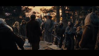 Bilbo Bolsón Regresa con Gandalf y Los Enanos  El Hobbit Un Viaje Inesperado Latino [upl. by Guinna]