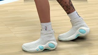 NBA 2K24 Next Gem Shoe Creator  Nike Flight Bonafide quotBlue Orbquot [upl. by Whittemore]