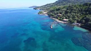 Moraitika  Messonghi and arounds from the air by drone 4K [upl. by Harmonia952]