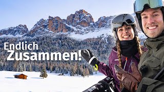 Ein Skitag mit marlenesleben in den Dolomiten Skifahren in Carezza [upl. by Ztnahc]