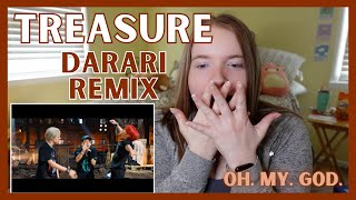 TREASURE  DARARI REMIX EXCLUSIVE PERFORMANCE VIDEO REACTION [upl. by Hennessey]