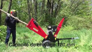 Broyeur de branches 15cv Electropower sur EuroExpos [upl. by Ynoble6]