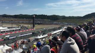 MotoGP 2016  Twin Ring Motegi  Moto3 final lap  Bastianini vs Binder ツインリングモテギ A席 [upl. by Marlea486]