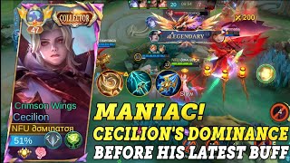 MANIAC Cecilions Dominance Continues Even Without Carmilla Cecilion Gameplay Best Build 2024 ml [upl. by Haiacim]