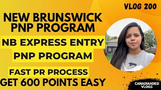 New brunswick PNP rules changed NB express entry pnp program with fast pr process pnp canadapr [upl. by Eillit]