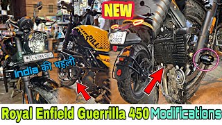 Royal Enfield Guerrilla 450 Modification  India First Modified 😱  Guerrilla 450 New Modified [upl. by Nosyd]