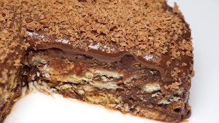 Cake without Oven Chocolate Biscuits Cake By Recipes of the WorldEid Special [upl. by Omari]