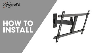 WALL 3325 WALL 3345  FullMotion TV wall mount  Vogels [upl. by Towne]