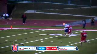 Catholic 61 yd td rec by Trey Purifoy from Andre Sale [upl. by Genni]