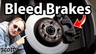 How to Bleed Brakes in Your Car One Person [upl. by Bowman]