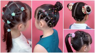 Kids Hairstyles That Any Parent Can Master  Cute Girl Hairstyles for girls Best Hairstyles [upl. by Hamon]