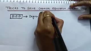 Tricks to Solve Equilibrium Questions easily [upl. by Arinayed850]