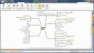 Presenting your MINDMAP and Exporting to MS PowerPoint [upl. by Ayatahs]