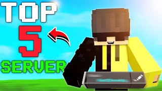 Top 5 Best Server For Minecraft Pe  Best 5 Server For Minecraft Pe  Top 5 Best Mcpe Server [upl. by Allin]