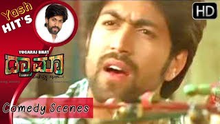 Yash and Kwatle Satishas meeting with Ambarish  Kannada Comedy Scenes  Drama Kannada Movie [upl. by Lodi]