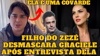 Filho do Zezé di Camargo DESMASC4RA Graciele Lacerda e D3TONA “Ela é COV4RDE” após entrevista [upl. by Lisetta]