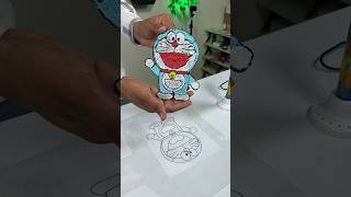 MAKE DORAEMON WITH 3D PEN [upl. by Edik]