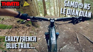 Samoens  Le Dian Dian CRAZY French Blue Trail 🇫🇷 [upl. by Kayle93]