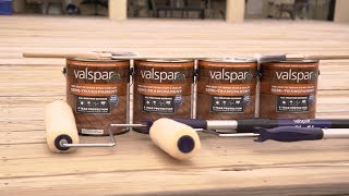 Beautify Your Deck with Valspar [upl. by Nytsrik]