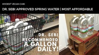 Dr Sebi Approved Spring Water  Crystal Geyser  Most Affordable [upl. by Lexi127]