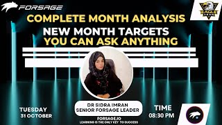 Complete Month Analysis  New Month Targets  Dr Sidra Imran [upl. by Eneleahcim]