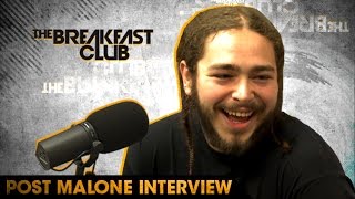 Post Malone Chats About Touring With Justin Bieber amp Exploring Different Genres of Music [upl. by Clotilda532]