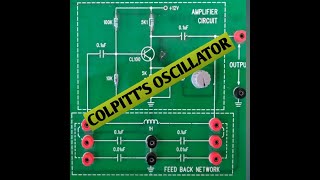 COLPITTS OSCILLATOR EXPERIMENT [upl. by Salzhauer]