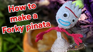 How to make FORKY from Toy Story 4 PINATA Disney [upl. by Elias]